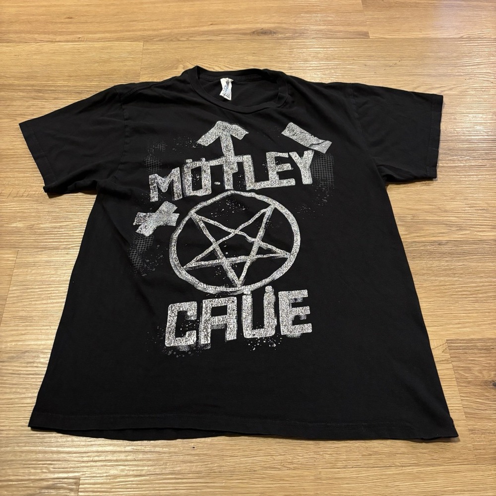 Mötley Crüe The Stadium Tour 2022 T-Shirt Fits XS Black Double Sided Band Tee